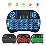 Mini Teclado Led Controle Bluetooth Para Smart Tv Box 