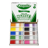 Crayola Fine Line Markers, Back To School Supplies Classpack