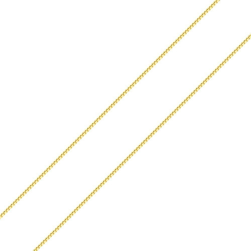 Corrente Veneziana Masculina Folheada Ouro 18k 60cm 0,5mm