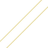 Corrente Veneziana Masculina Folheada Ouro 18k 60cm 0,5mm