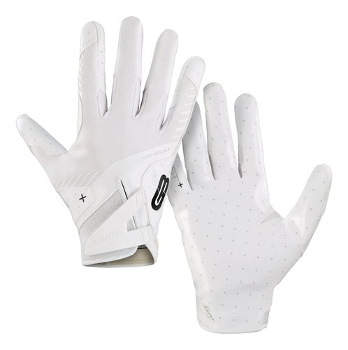 Guantes De Futbol Americano Grip Boost Blancos  S, M, L, Xl