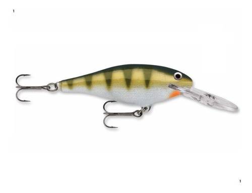 Currican Rapala Deep Runner Shadrap Con Paleta Caña Pesca Color Verde Oscuro