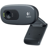 Webcam Logitech C270 3mp Hd 720p Com Microfone Usb