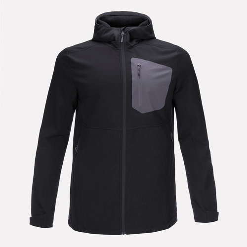 Chaqueta Hombre Lippi Seek Softshell Hoody Jacket Negro