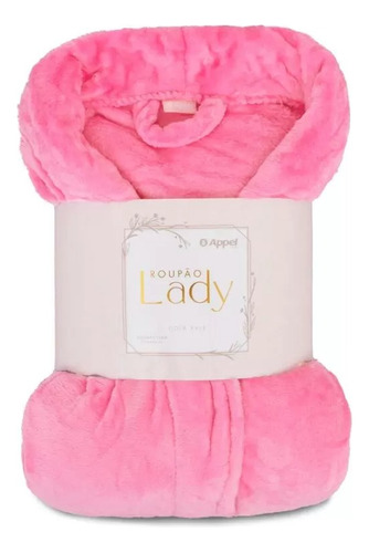 Roupão Feminino Microfibra Flannel Adulto Inverno - Lady