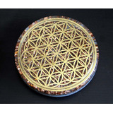 Orgonite Orgone 4  Flor De La Vida Coaster Placa De Carga De