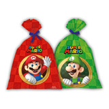 Sacolinhas Plásticas Surpresas - Festa Super Mario
