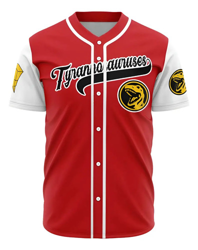 Camisa De Béisbol Personalizada Tiranosaurios