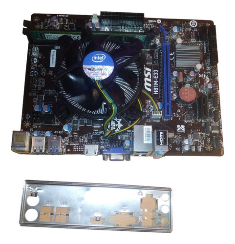 Placa Madre  Msi  Socket 1150/ I3-4150 / 4gb Ddr3 / Cooler  