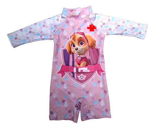 Traje De Baño Completo Niña Skye Patrulla Canina 6 M-10 Años