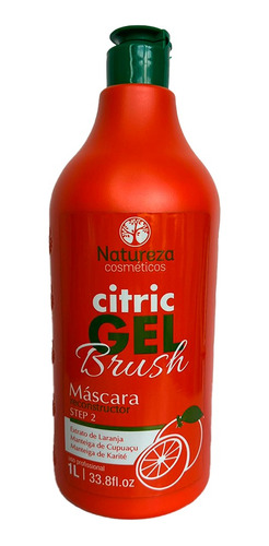 Mascara Alisante Citric Gel 1000ml - Natureza Cosmeticos