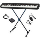 Piano Digital Casio Cdp-s110 Preto Bk 88 Teclas + Suporte