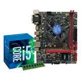 Kit Intel I5 7400 + Placa Mãe B250 + 8gb Ddr4 + Nfe