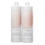 Kit Braé Revival Reconstrutor Shampoo 1l + Condicionador 1l