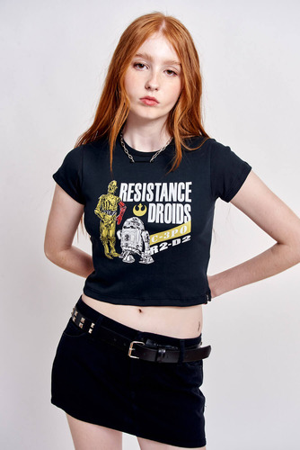 Remera Starwars Resistence M. De Ribb Mujer 47 Street