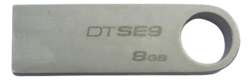 Pendrive Kingston Datatraveler Se9 Dtse9h 8gb 2.0 Prateado