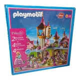 Rompecabezas Puzzle Playmobil Castillo De Princesas 2x25 Pzs