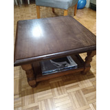 Mesa Ratona 60 X 60 De Algarrobo Excelente Estado