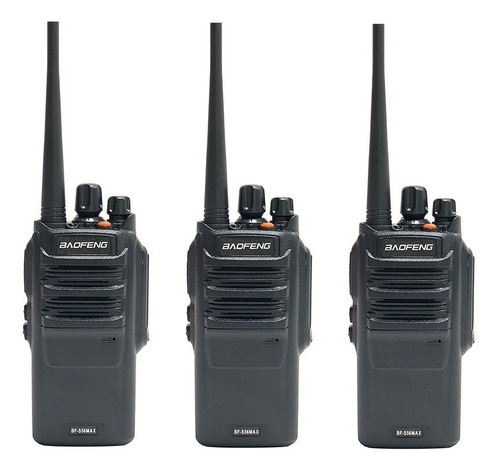 10w Tres Radios Baofeng Bf-s56 Max Uhf Contra Agua 