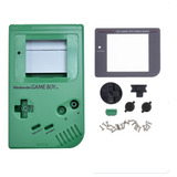 Carcasa Para Game Boy Dmg Color Solido Verde