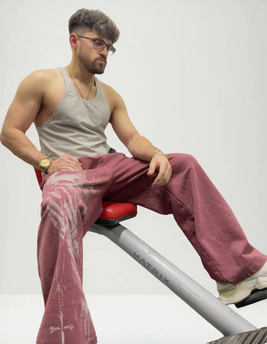 Pans Oversized Baggi Youn Gla Divine New Drop Gym Jogger 25 | Envío gratis