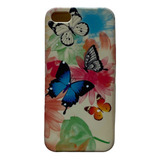 Funda Silicona Tpu Mariposas Para iPhone 5/5 Se