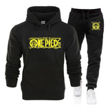 Sudadera Conjunto One Piece Logo Pantalon Jogger