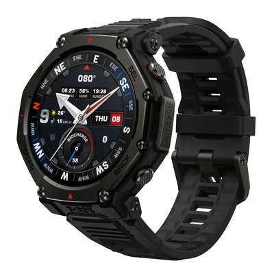 Amazfit T-rex 3 Pro - Reloj Inteligente Para Exteriores Con Pantalla Amoled De Zafiro De 1.5 In, Bisel Ti, Gps De Doble Banda, Mapas Sin Conexión, Batería De 25 Días, Linterna Integrada, 10 Atm | Meses sin interés
