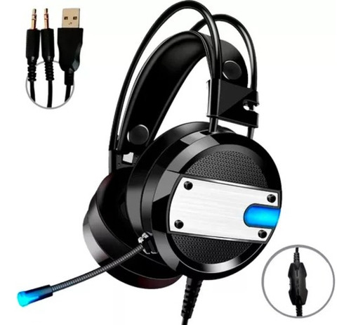 Fone De Ouvido Gamer Maxaudio M6 Preto Led 1 Par