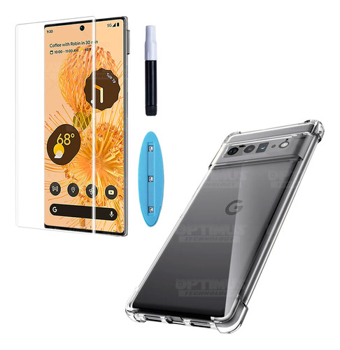 Kit Cristal + Case Para Smartphone Google Pixel 6 Pro