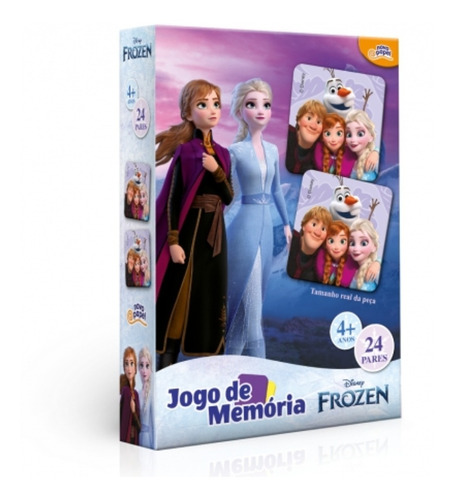 Jogo Da Memória Infantil Educativo Disney Frozen - Toyster