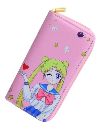 Cartera Monedero Billetera Tarjetero Sailor Moon Anime Kawai