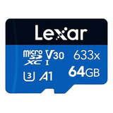 Tarjeta De Memoria Lexar Micro Sdxc De 64 Gb, Microsd, 100 Mb