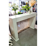 Mesa Arrime Dressoir Recibidora Laqueada Blanco