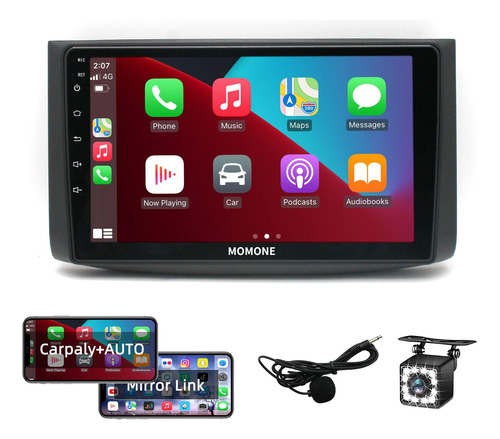 Estéreo Carplay Con Gps Para Chevrolet Aveo T250 2009-2017