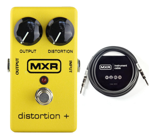 Mxr M-104 Distorsión+ Paquete Mxr Cable De Instrumento De 10