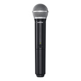 Microfone Shure Blx Blx24/pg58 Dinâmico Cardioide Cor Preto