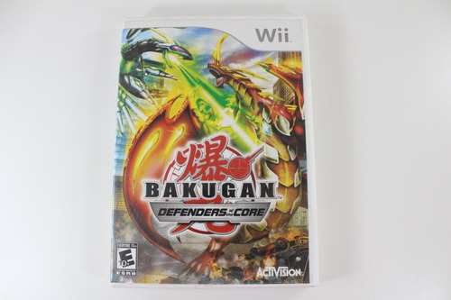 Bakugan Defenders Of The Core - Nintendo Wii - Original  