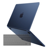 Funda P/laptop Macbook Air M3 M2 Con Protector De Teclado-a