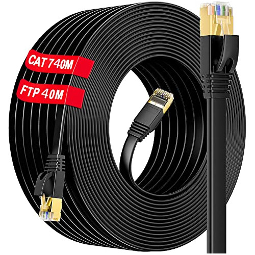 Cable Ethernet Blindado Rj45 Cat 7 De Alta Velocidad 132 Pie
