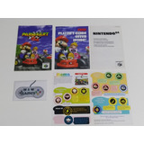 Manuais Original Do Cartucho Mario Kart 64 - Nintendo 64