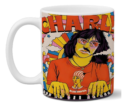 Taza De Cerámica Charly Garcia Pop Art Diseño Exclusivo Art 