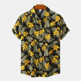 Camisas Para Hombre Con Estampado Floral, Ropa De Verano Haw