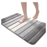 Alfombrilla De Ducha Antideslizante Absorbente Gris Nube 50