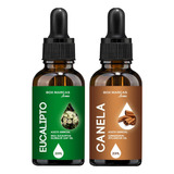 2 Aceites Esenciales Eucalipto Y Canela 20ml Aromaterapia