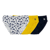 Cueca Infantil Menino Pimpolho Kit 3 Unid - Tamanho 4