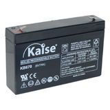 Bateria Estacionária Vrla 6v 7,2ah Kaise Kb670 Nobreak Luz