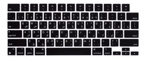 Protector De Teclado Negro Para Macbook Air 2021/2022