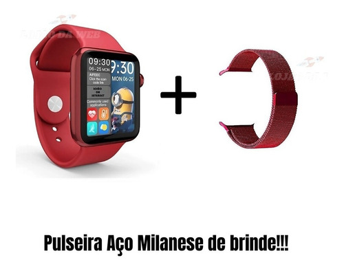 Relógio Smartwatch Iwo Hw16 + Pulseira Magnética + Case