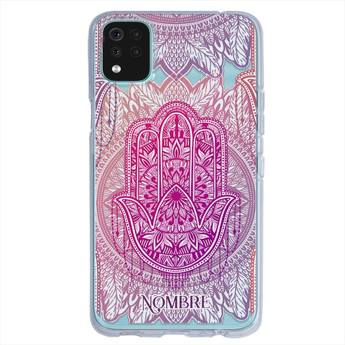 Funda LG Antigolpes Mano Fátima Personalizada Con Nombre